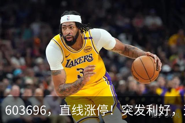 603696，直线涨停！突发利好，这一板块异动拉升